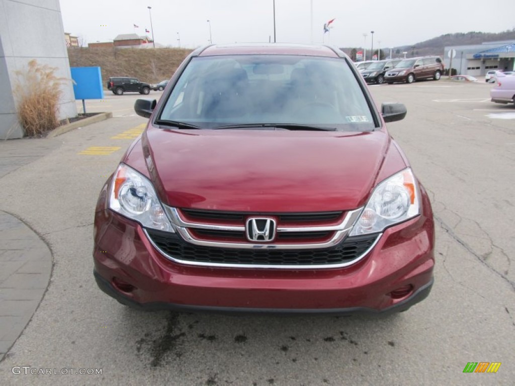 2010 CR-V EX AWD - Tango Red Pearl / Gray photo #11