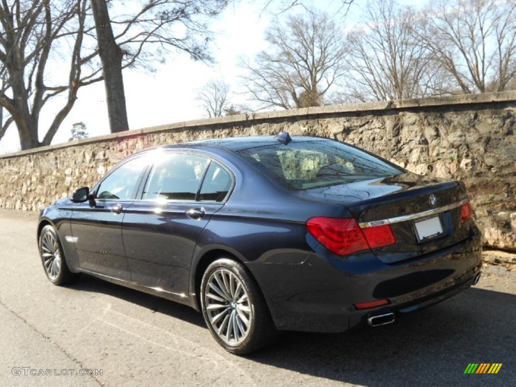 2009 7 Series 750Li Sedan - Imperial Blue Metallic / Black Nappa Leather photo #4