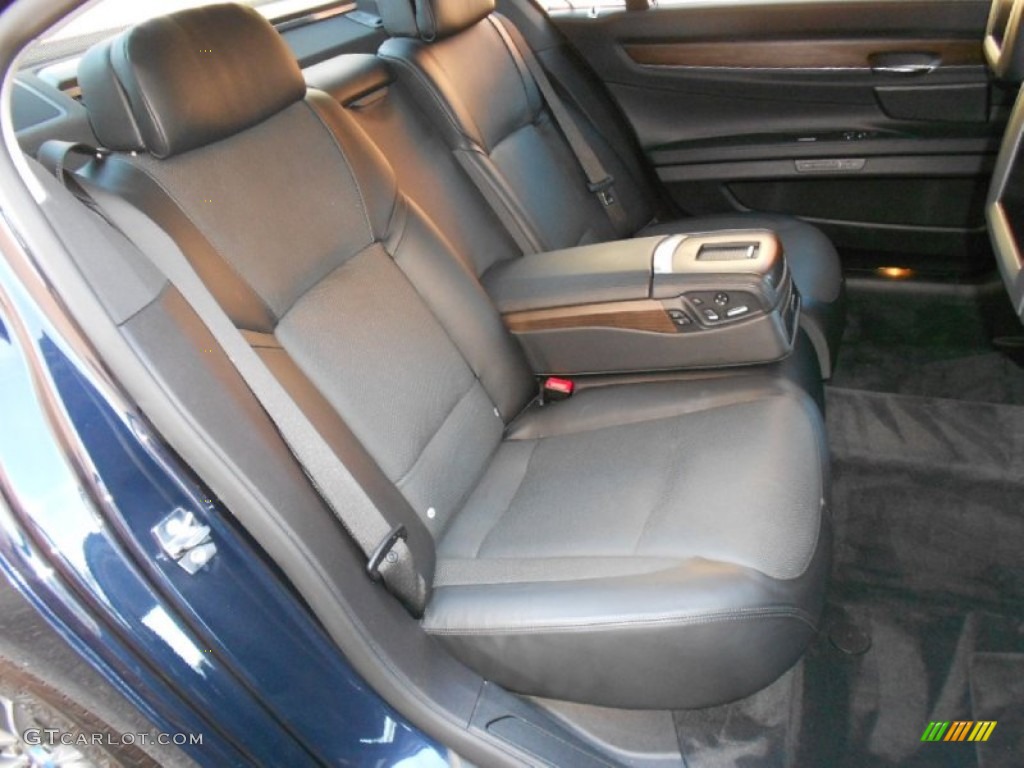 2009 7 Series 750Li Sedan - Imperial Blue Metallic / Black Nappa Leather photo #26