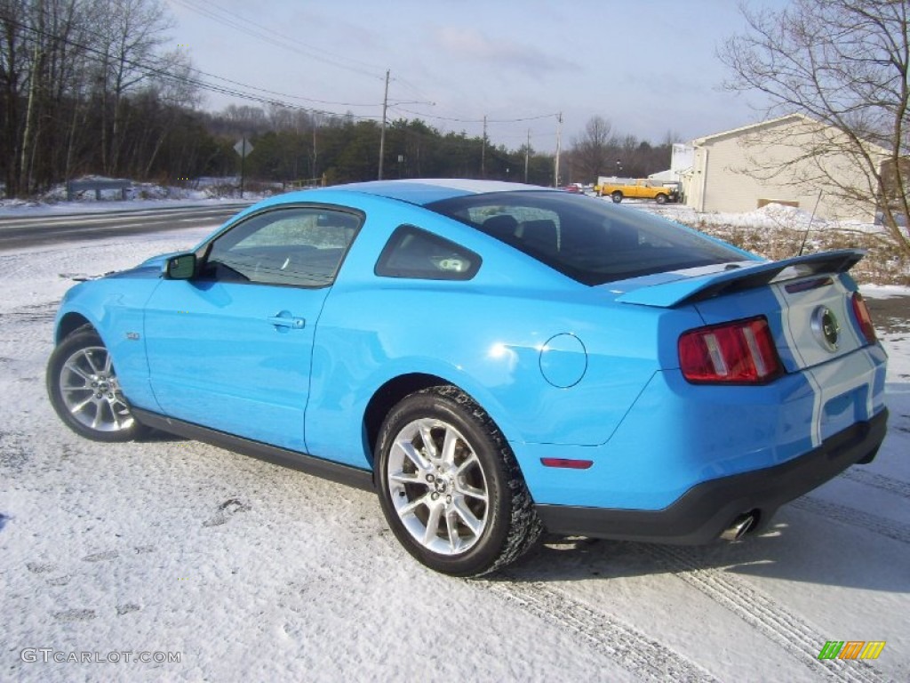 2011 Mustang GT Premium Coupe - Grabber Blue / Charcoal Black photo #1