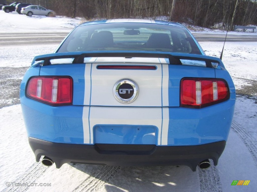 2011 Mustang GT Premium Coupe - Grabber Blue / Charcoal Black photo #5