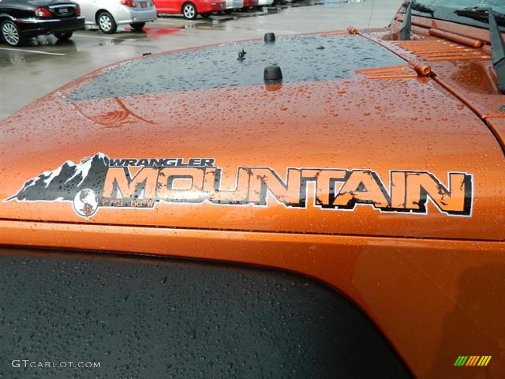 2010 Wrangler Sport Mountain Edition 4x4 - Mango Tango Pearl / Dark Slate Gray/Medium Slate Gray photo #9