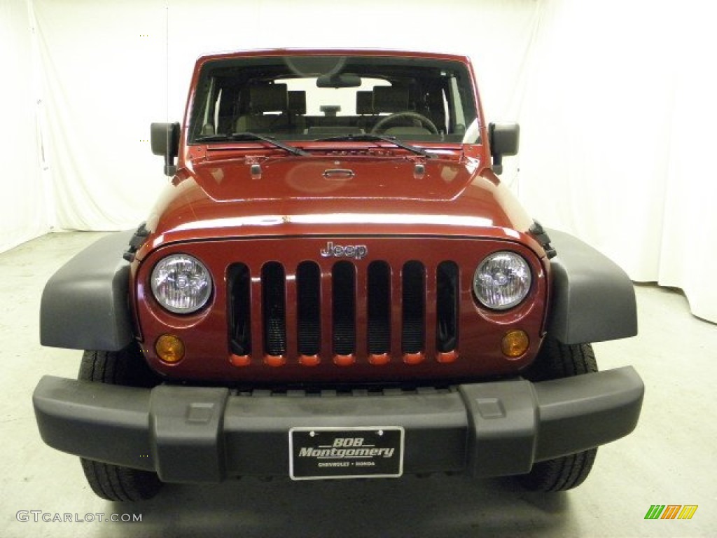 2007 Wrangler X 4x4 - Red Rock Crystal Pearl / Dark Khaki/Medium Khaki photo #1