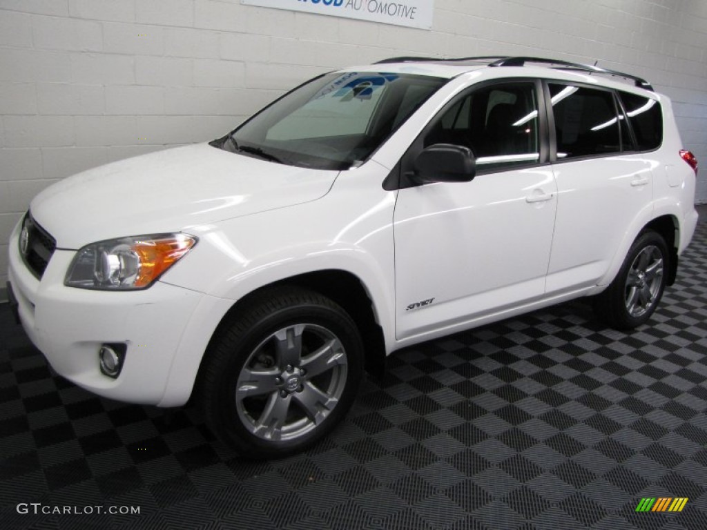 Super White 2009 Toyota RAV4 Sport 4WD Exterior Photo #59812196