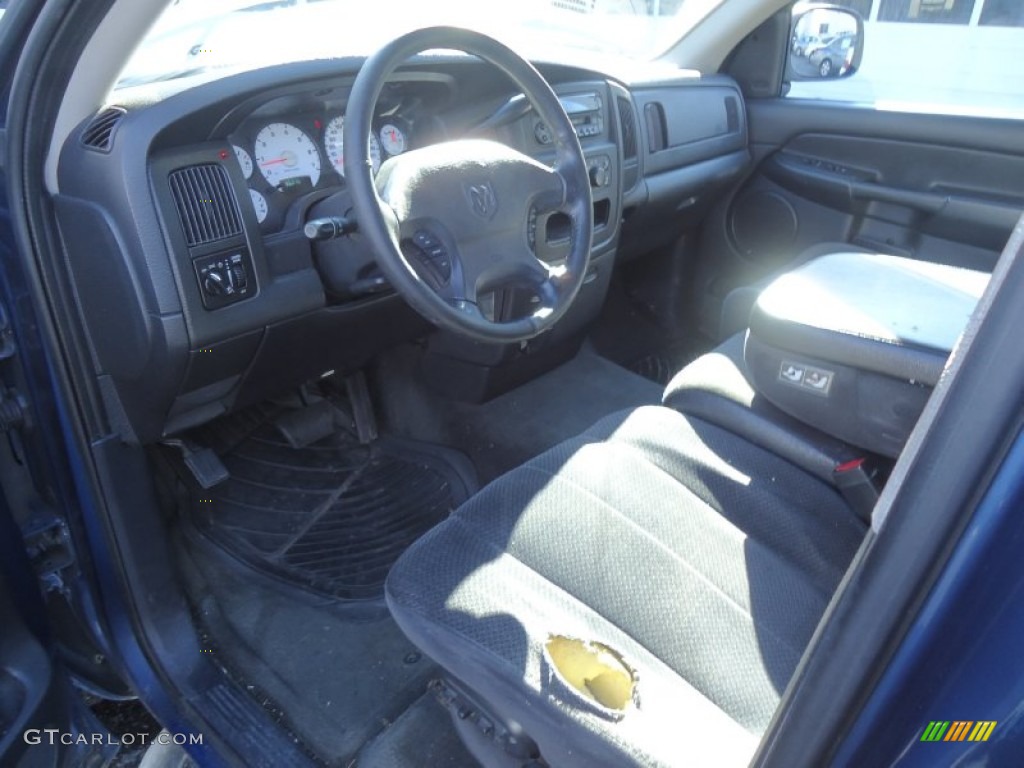 2002 Ram 1500 SLT Quad Cab - Atlantic Blue Pearl / Dark Slate Gray photo #9