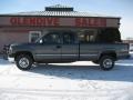 2001 Medium Charcoal Gray Metallic Chevrolet Silverado 2500HD LS Extended Cab 4x4  photo #2