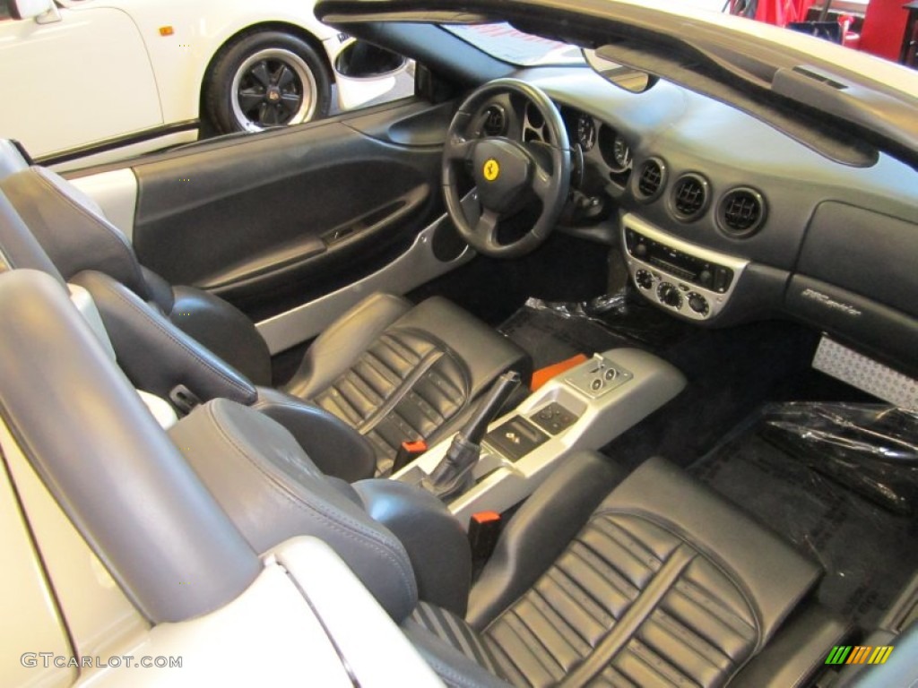 Black Interior 2003 Ferrari 360 Spider F1 Photo #59813450