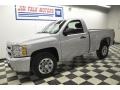 2011 Sheer Silver Metallic Chevrolet Silverado 1500 Regular Cab  photo #20