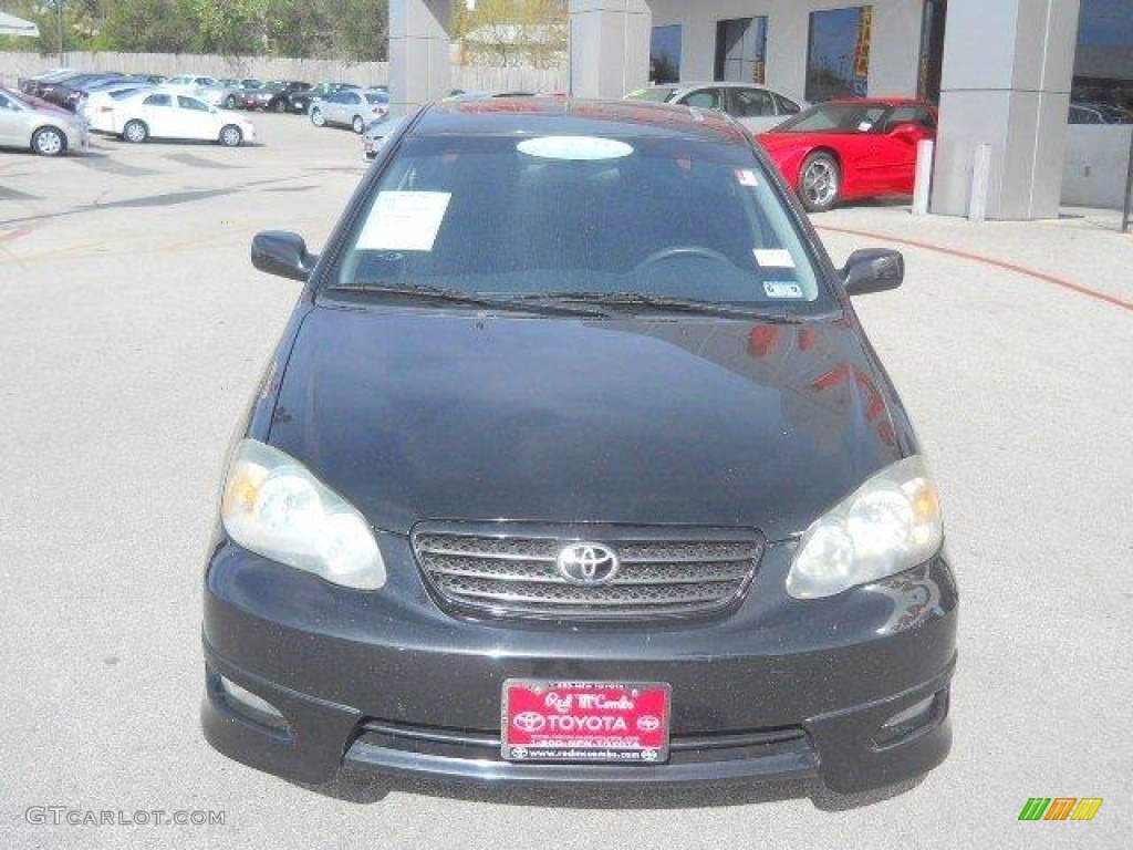 2005 Corolla XRS - Black Sand Pearl / Black photo #2