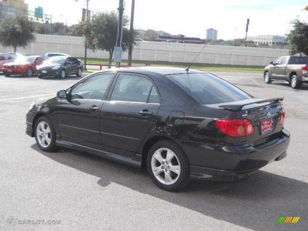 2005 Corolla XRS - Black Sand Pearl / Black photo #5