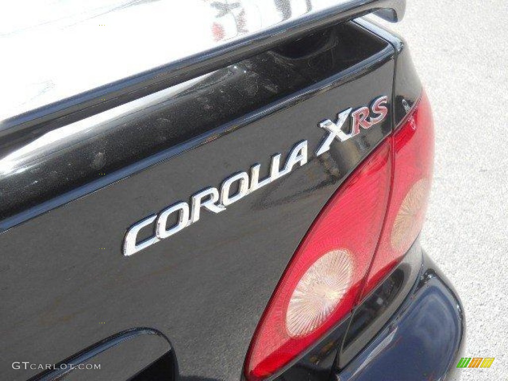 2005 Corolla XRS - Black Sand Pearl / Black photo #7