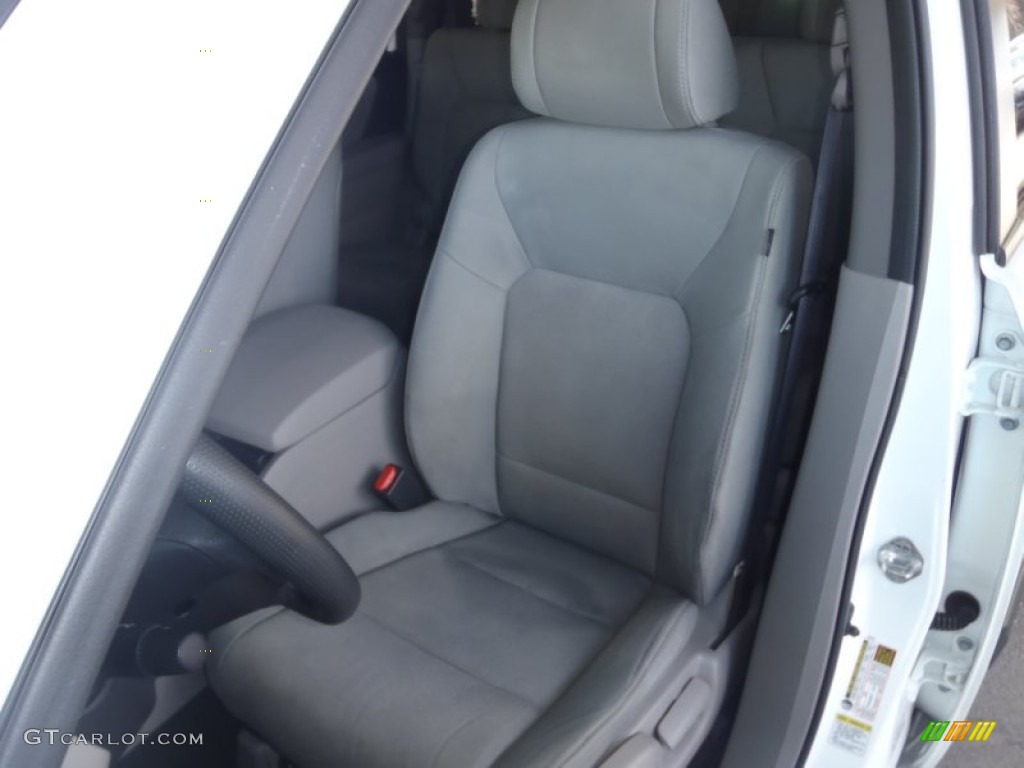 2009 Pilot LX 4WD - Taffeta White / Gray photo #6