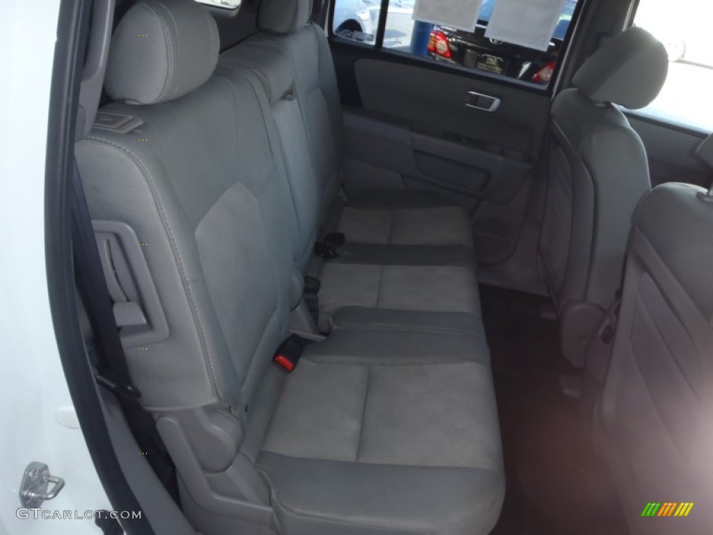 2009 Pilot LX 4WD - Taffeta White / Gray photo #18
