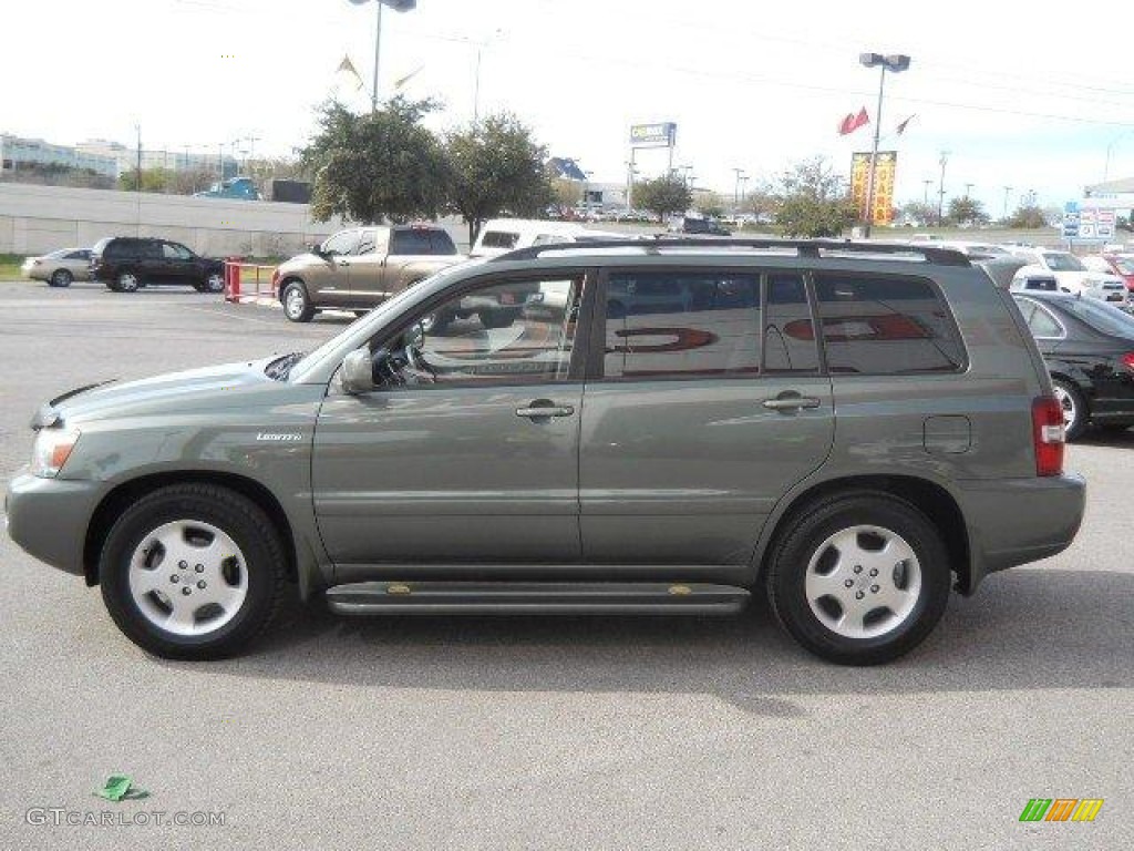 2005 Highlander Limited - Oasis Green Pearl / Ivory photo #4
