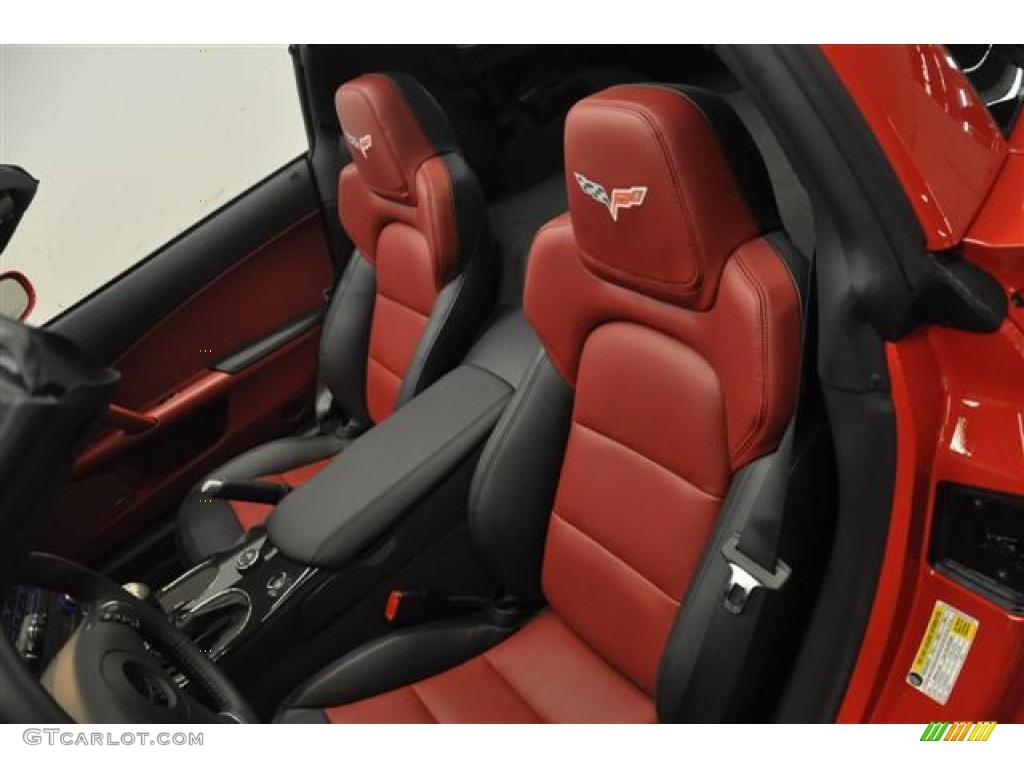 2012 Corvette Grand Sport Coupe - Torch Red / Red/Ebony photo #17