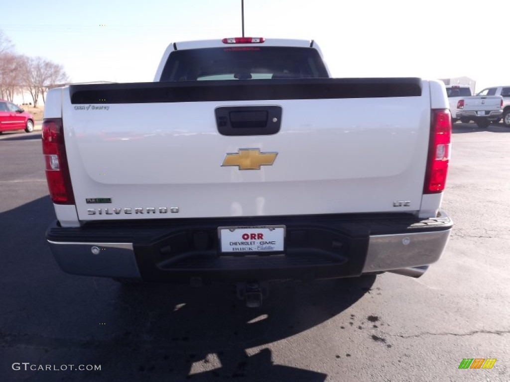 2011 Silverado 1500 LTZ Crew Cab 4x4 - Summit White / Dark Cashmere/Light Cashmere photo #6