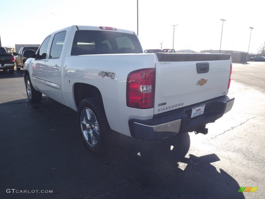 2011 Silverado 1500 LTZ Crew Cab 4x4 - Summit White / Dark Cashmere/Light Cashmere photo #7