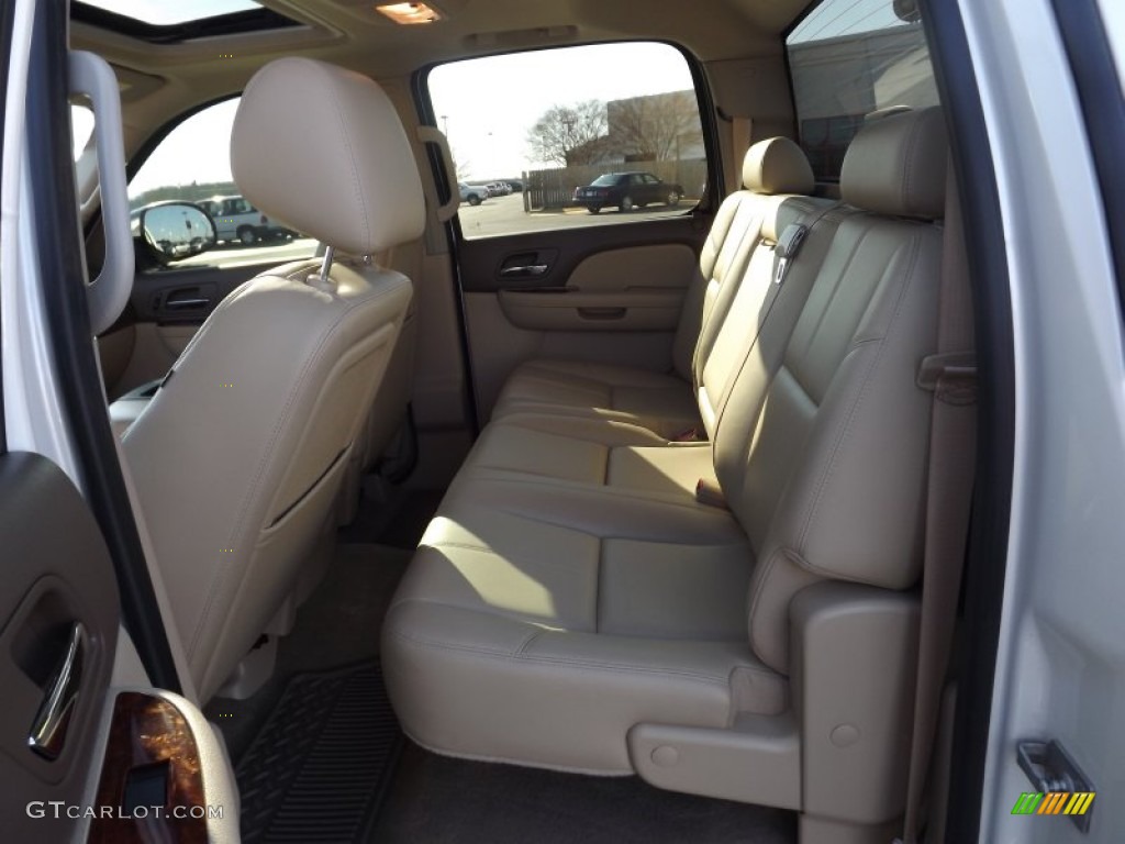 2011 Silverado 1500 LTZ Crew Cab 4x4 - Summit White / Dark Cashmere/Light Cashmere photo #14