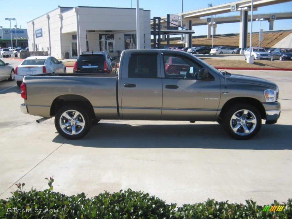 2008 Ram 1500 Lone Star Edition Quad Cab - Light Khaki Metallic / Khaki photo #6