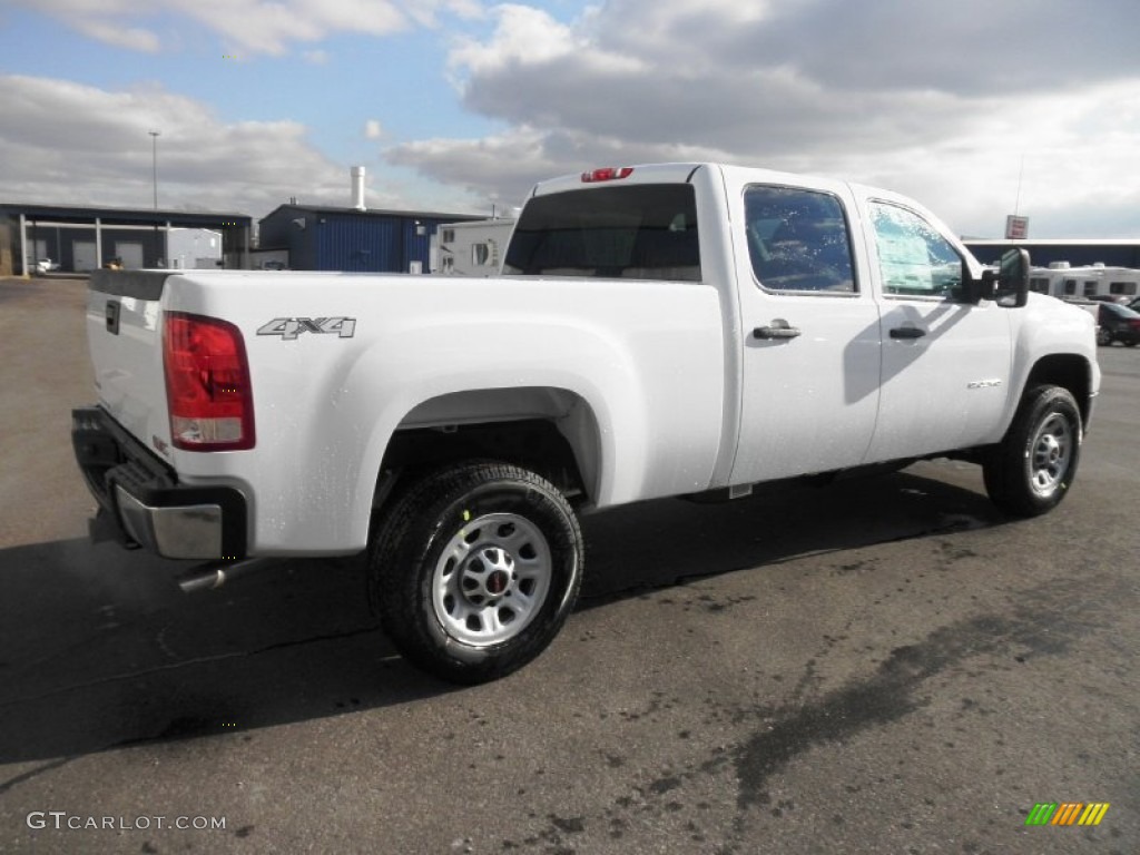 Summit White 2012 GMC Sierra 2500HD Crew Cab 4x4 Exterior Photo #59817151