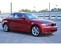 2008 Sedona Red Metallic BMW 1 Series 128i Coupe  photo #1