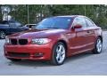 2008 Sedona Red Metallic BMW 1 Series 128i Coupe  photo #3
