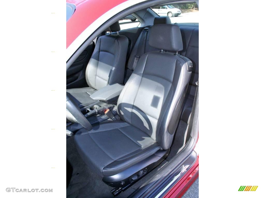 2008 1 Series 128i Coupe - Sedona Red Metallic / Black photo #12