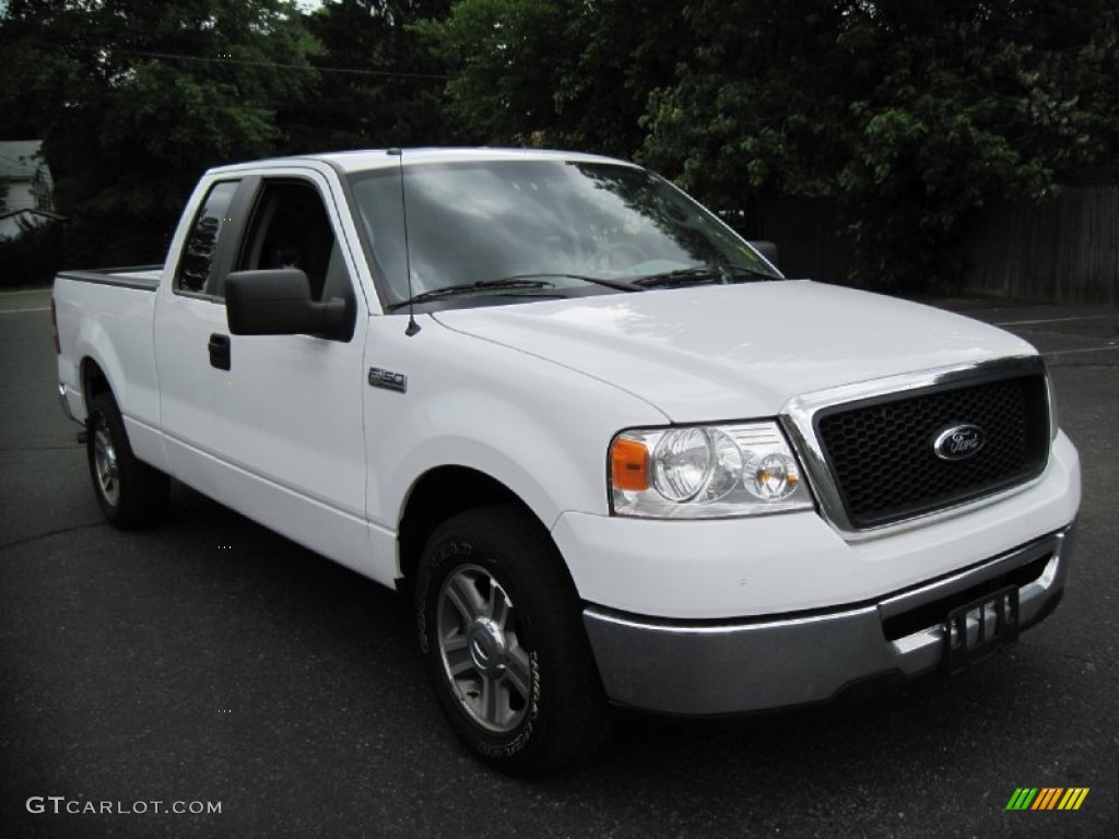 2008 F150 XLT SuperCab - Oxford White / Medium/Dark Flint photo #12