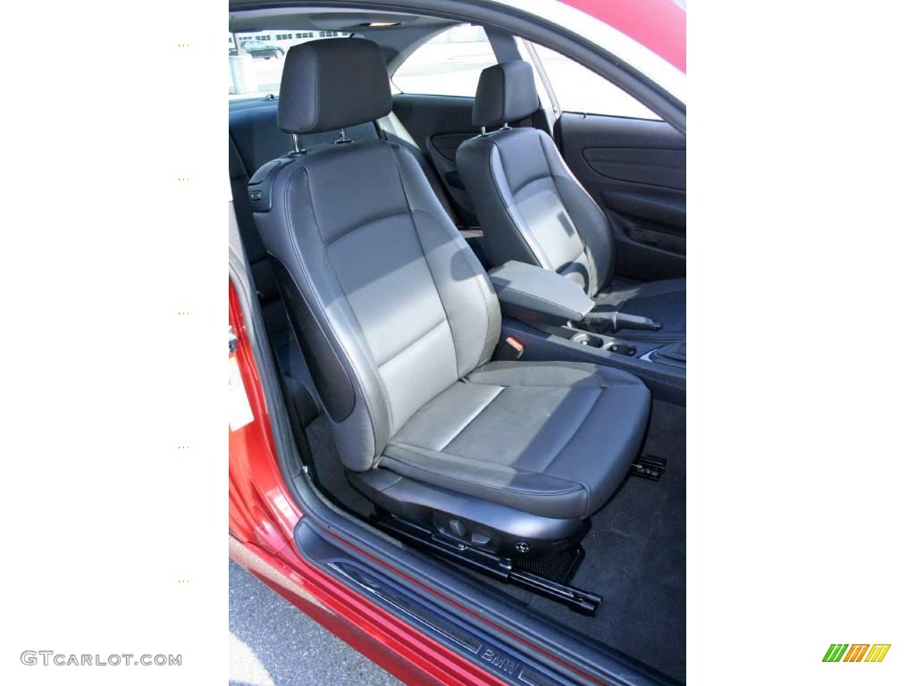 2008 1 Series 128i Coupe - Sedona Red Metallic / Black photo #13