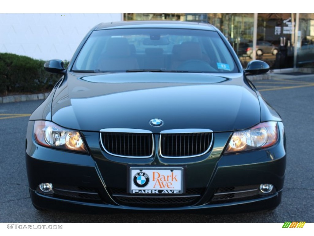 2008 3 Series 328i Sedan - Deep Green Metallic / Terra Dakota Leather photo #2