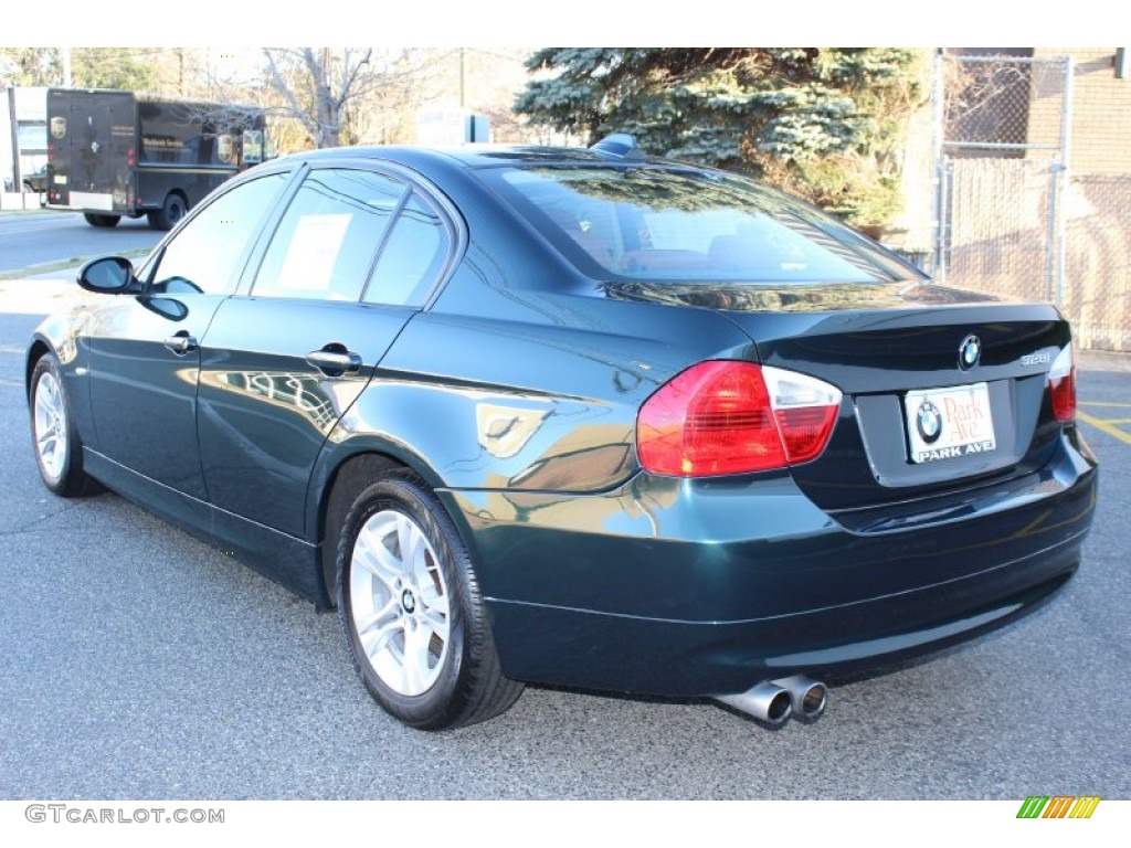 2008 3 Series 328i Sedan - Deep Green Metallic / Terra Dakota Leather photo #7