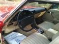  1988 SL Class 560 SL Roadster Parchment Interior