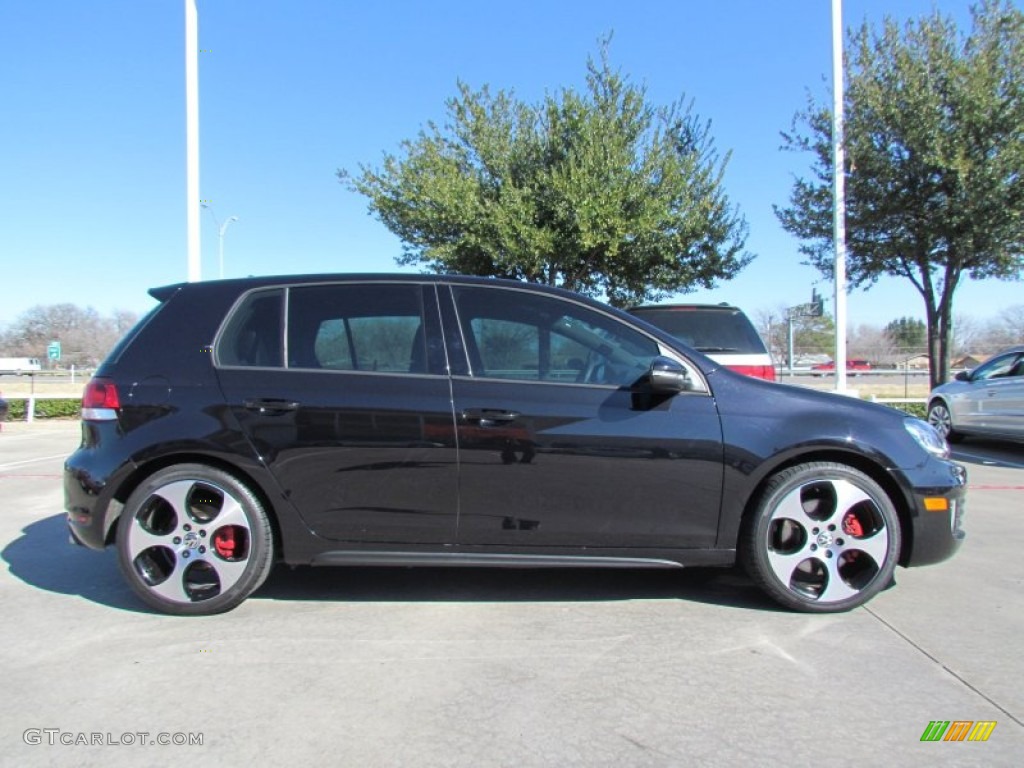 Deep Black Metallic 2011 Volkswagen GTI 4 Door Autobahn Edition Exterior Photo #59818577
