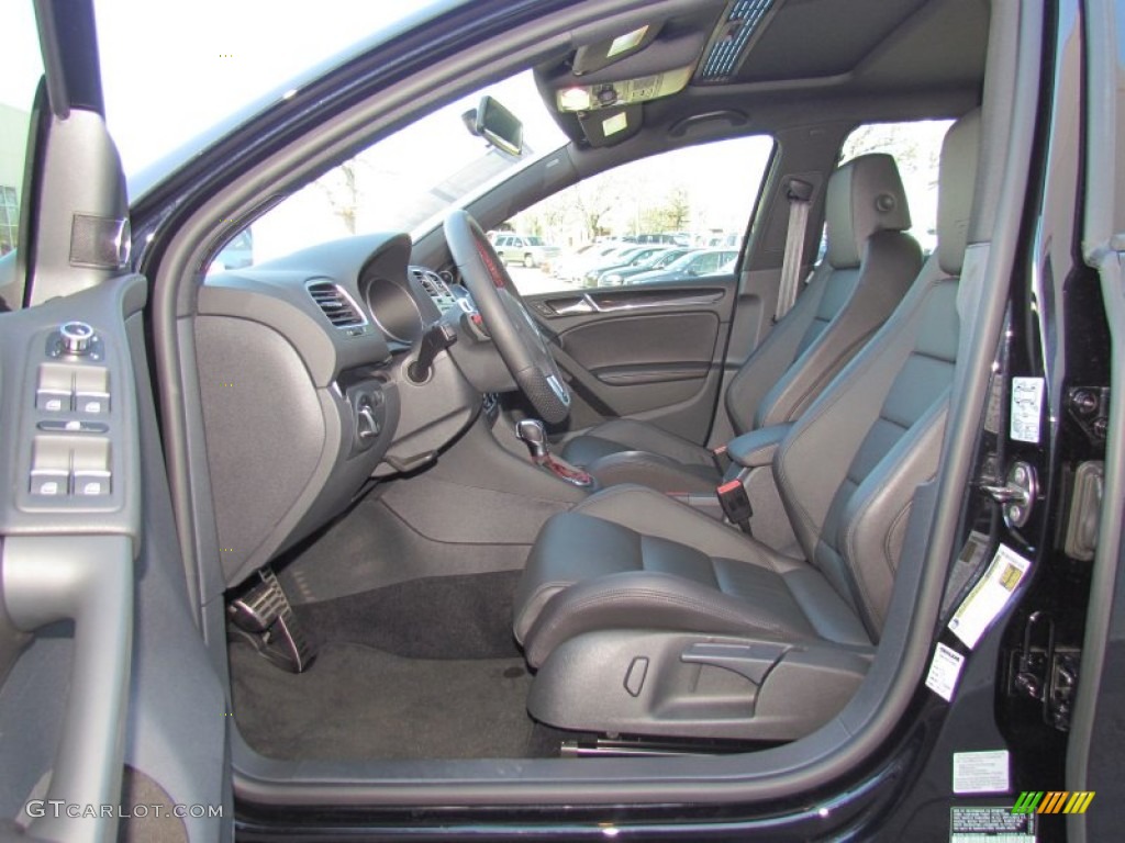 Titan Black Interior 2011 Volkswagen GTI 4 Door Autobahn Edition Photo #59818607