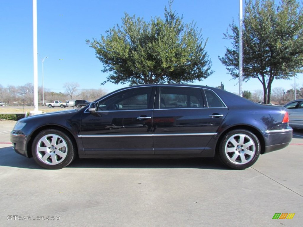 2004 Phaeton V8 4Motion Sedan - Deep Blue Pearlesent / Sonnen Beige photo #2