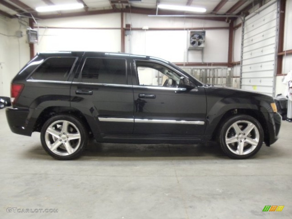 2008 Grand Cherokee SRT8 4x4 - Black / Dark Slate Gray photo #6