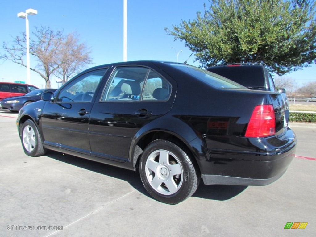 2002 Jetta GLS TDI Sedan - Black / Black photo #3