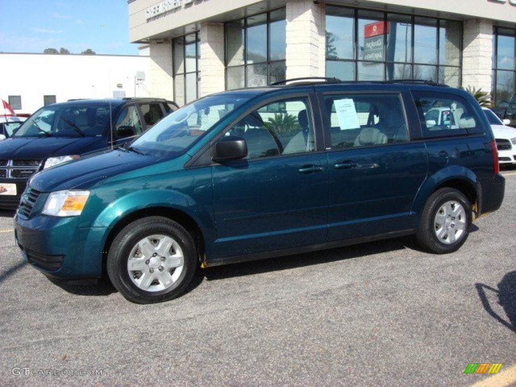 2009 Grand Caravan SE - Melbourne Green Pearl / Medium Slate Gray/Light Shale photo #3