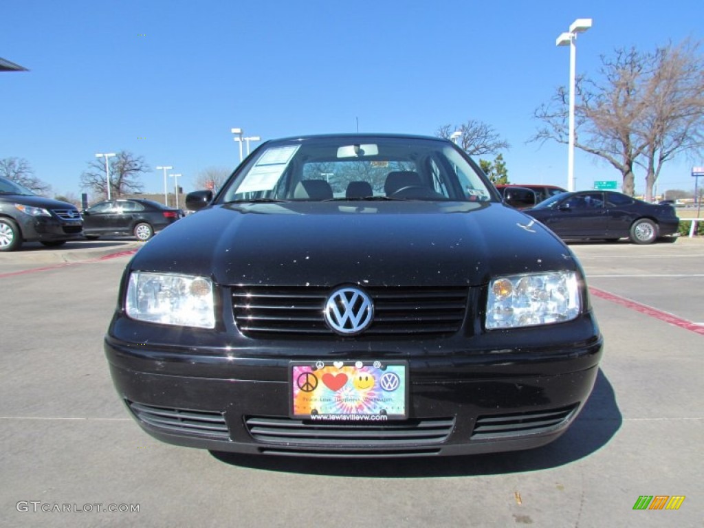 2002 Jetta GLS TDI Sedan - Black / Black photo #8