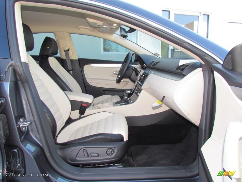 Cornsilk Beige/Black Interior 2011 Volkswagen CC Lux Photo #59819267