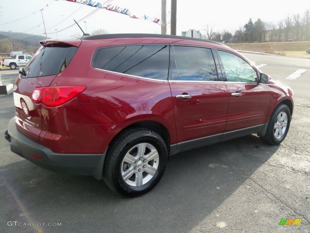 Red Jewel Metallic 2011 Chevrolet Traverse LT AWD Exterior Photo #59819663