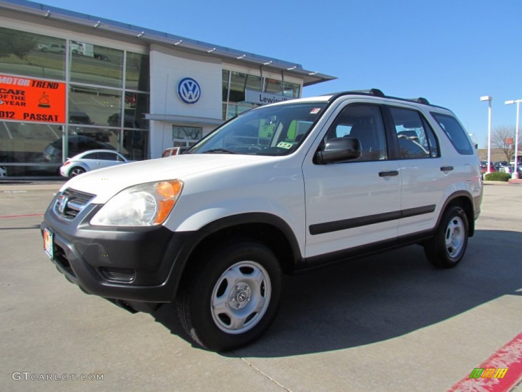 2003 CR-V LX - Taffeta White / Black photo #1