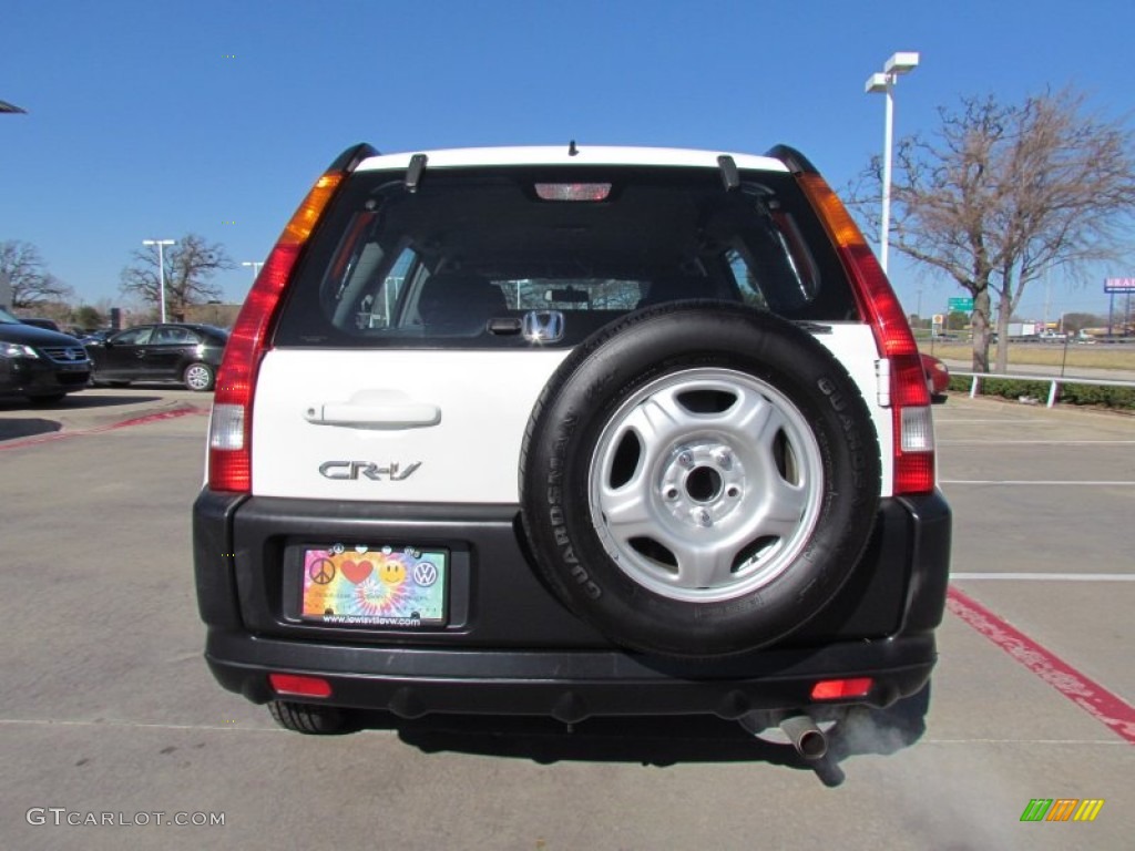 2003 CR-V LX - Taffeta White / Black photo #4