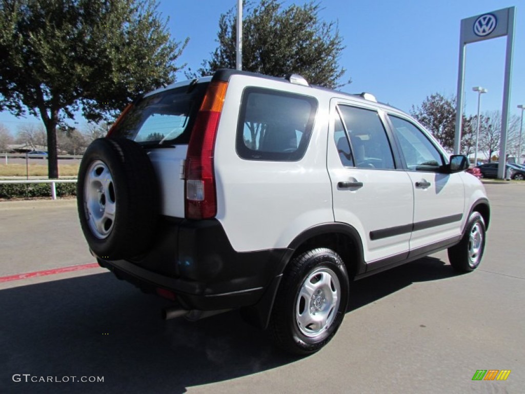 2003 CR-V LX - Taffeta White / Black photo #5