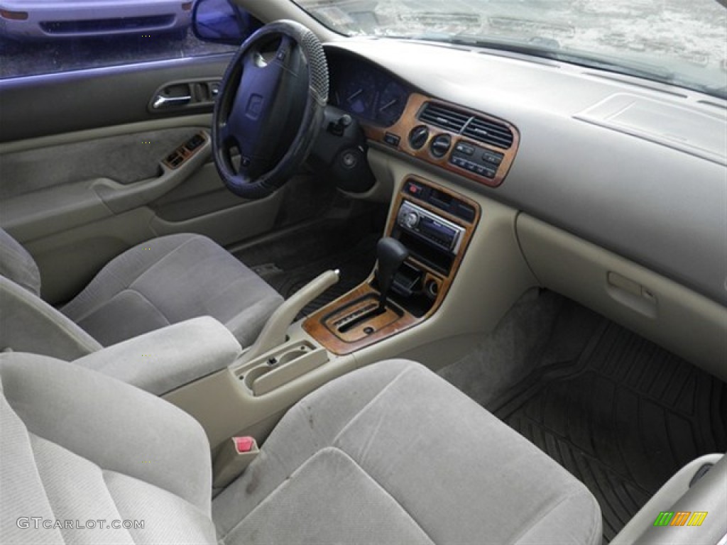 1995 Accord EX Coupe - Sherwood Green Pearl / Beige photo #6