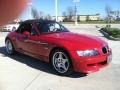 2000 Imola Red BMW M Roadster  photo #2