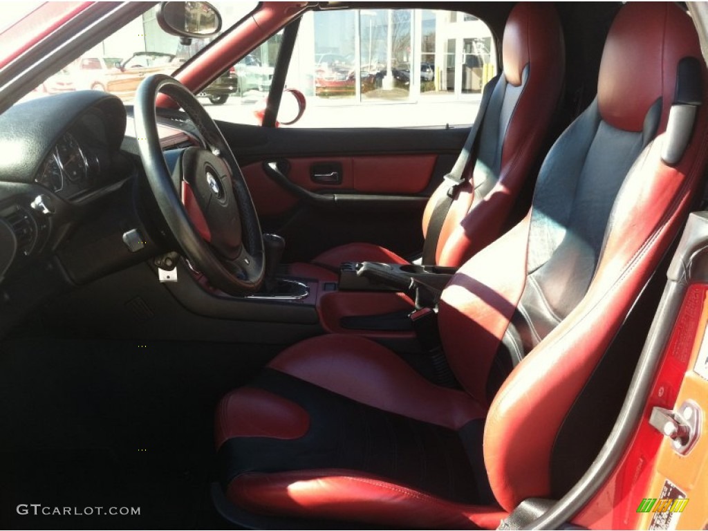 Imola Red Interior 2000 BMW M Roadster Photo #59821952