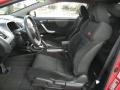 Front Seat of 2011 Civic Si Coupe