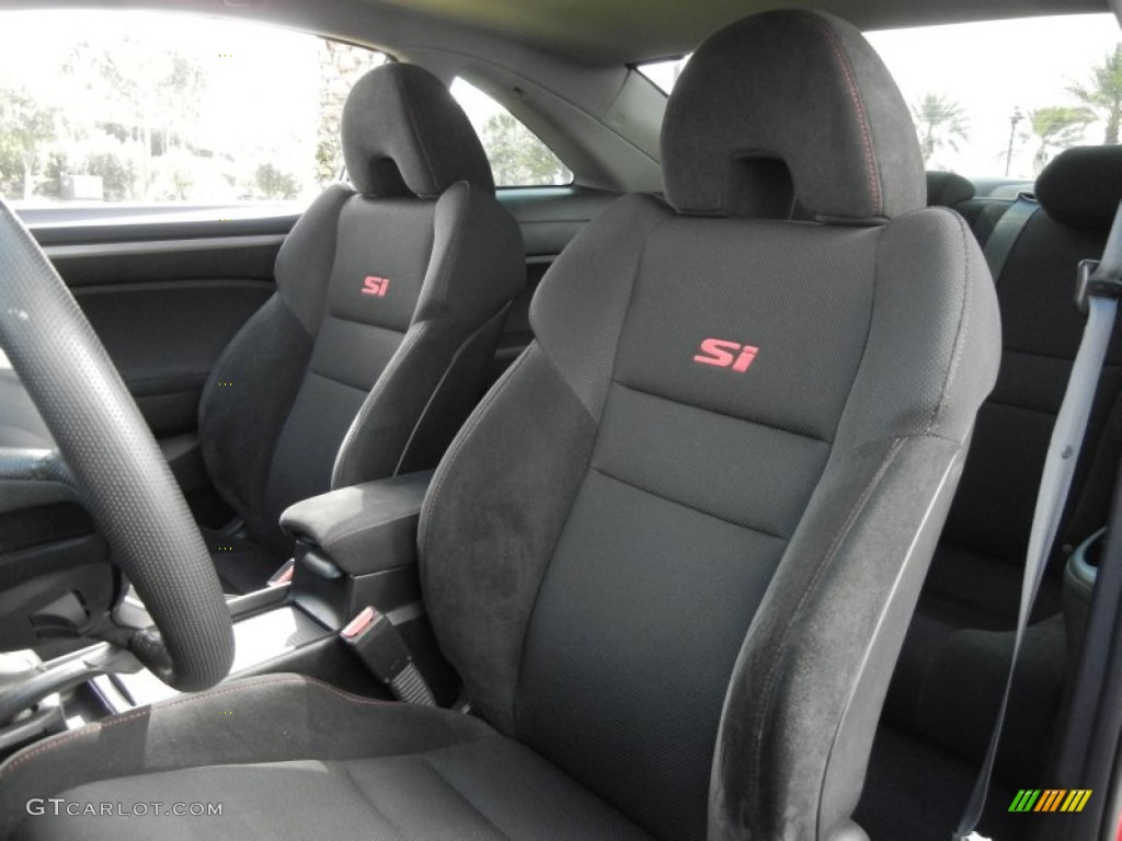 Black Interior 2011 Honda Civic Si Coupe Photo #59822468