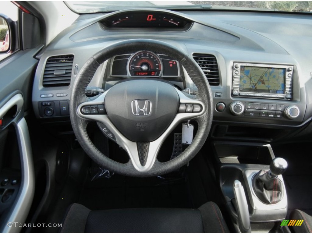 2011 Honda Civic Si Coupe Black Dashboard Photo #59822513